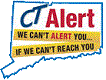 Logo linking to the Connecticut Emergency Alerting
                             and Notification System